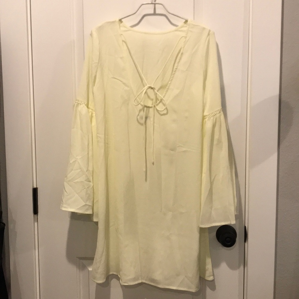 NEW Glamorous cream sheer dress